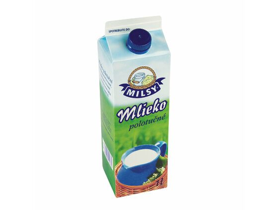 Mléko polotučné karton